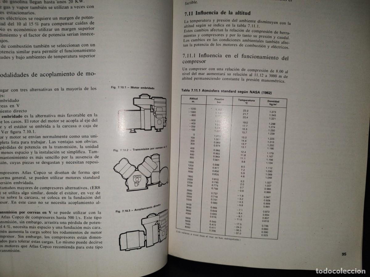 Libros de segunda mano: 91- ATLAS COPCO MANUAL. T&Eacute;CNICA DEL AIRE COMPRIMIDO - Foto 8