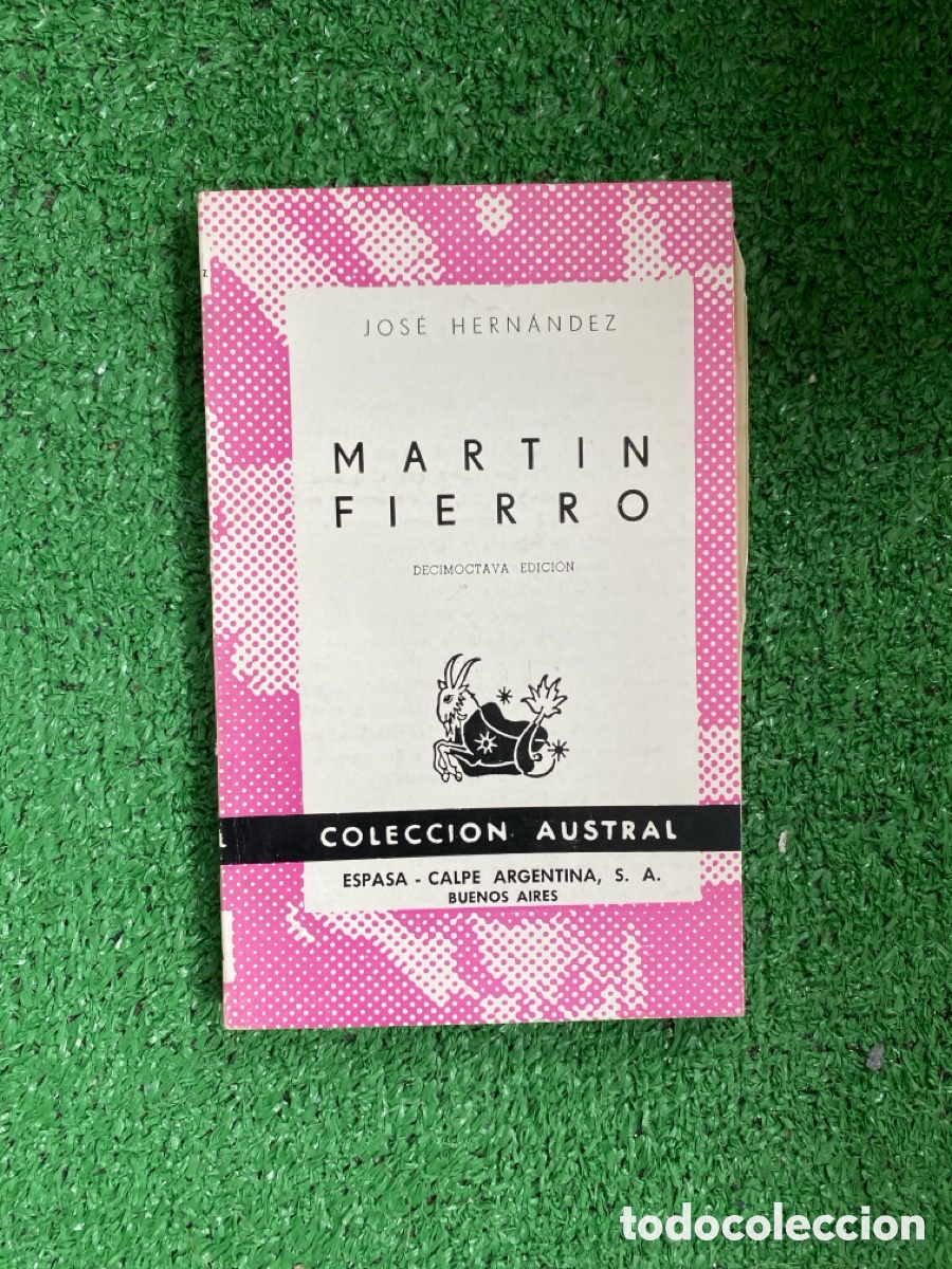 Libros de segunda mano: Mart&iacute;n Fierro - Jos&eacute; Hern&aacute;ndez - Foto 1
