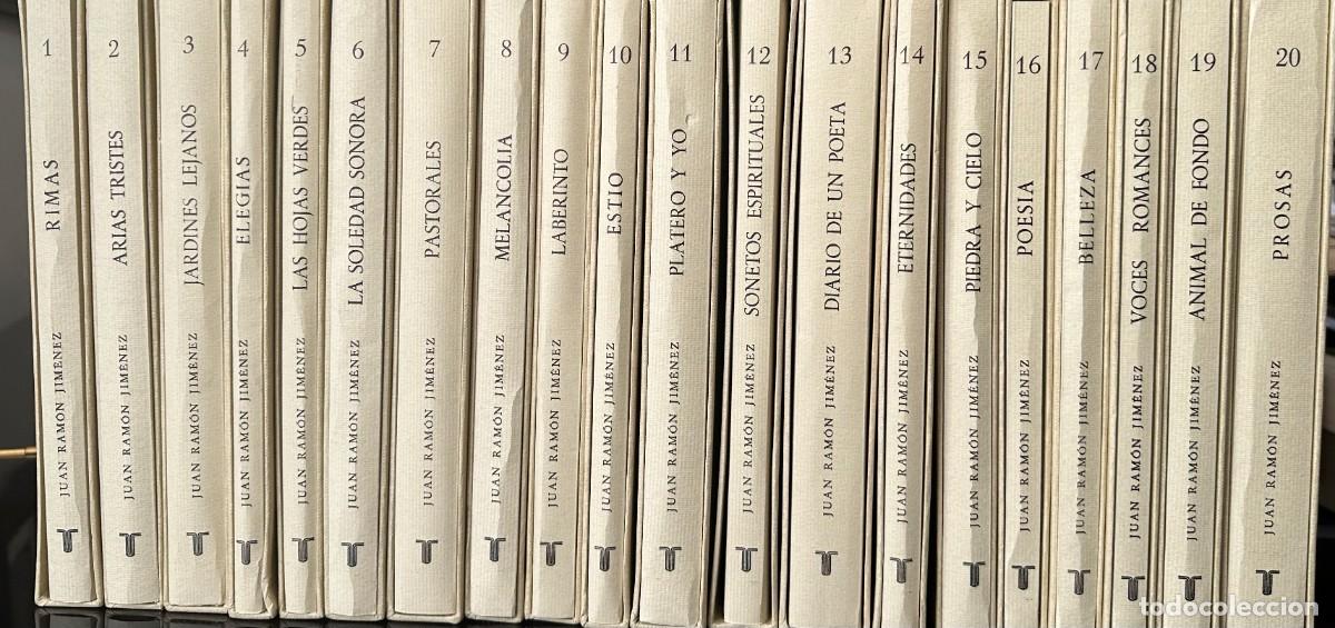 Libros de segunda mano: Jim&eacute;nez, Juan Ram&oacute;n. Edici&oacute;n del centenario. En Papel Ingres. 20 vols - Foto 1