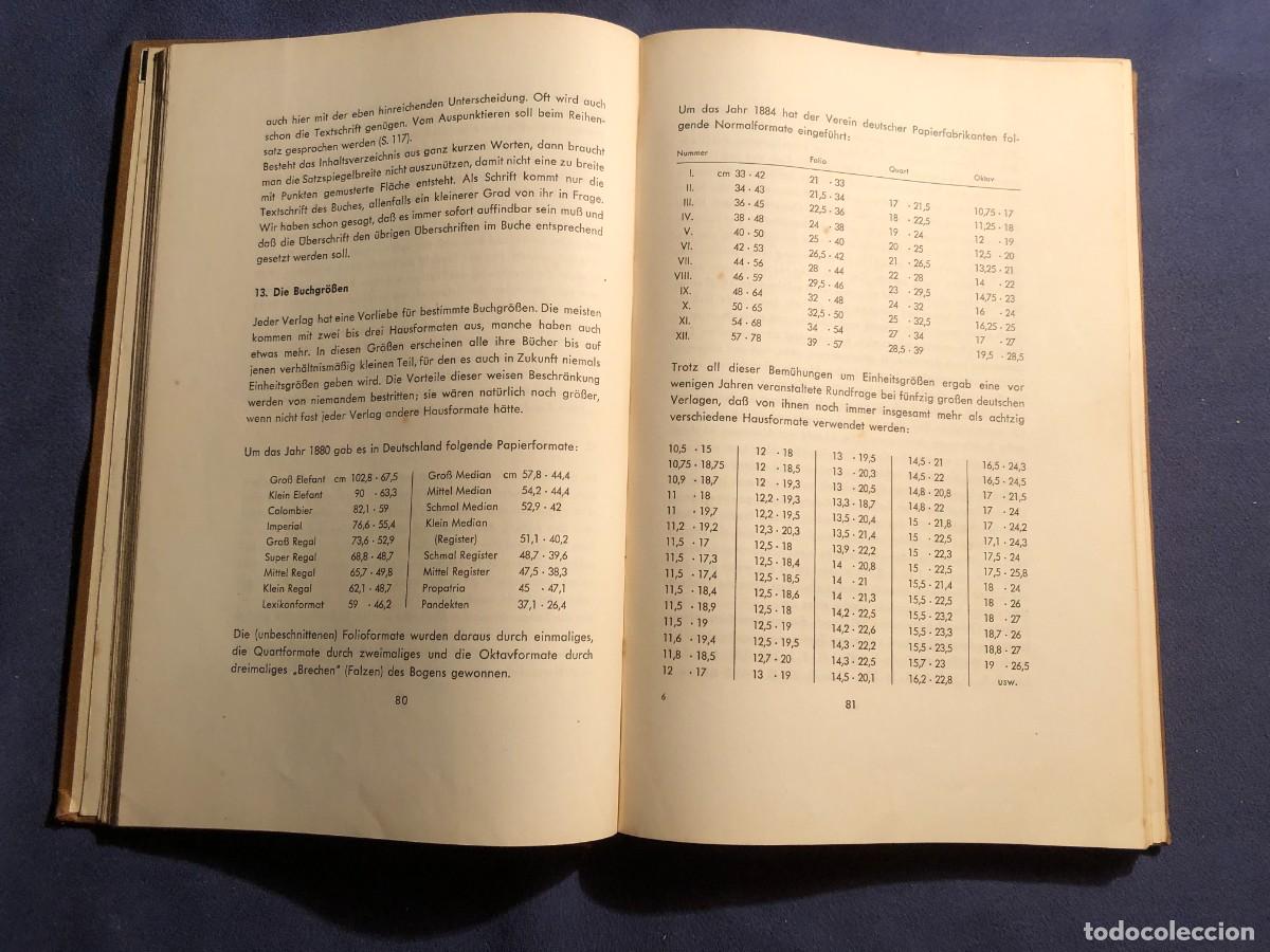 Libros de segunda mano: PAUL RENNER: - DIE KUNST DER TYPOGRAPHIE - (1939) - Foto 3