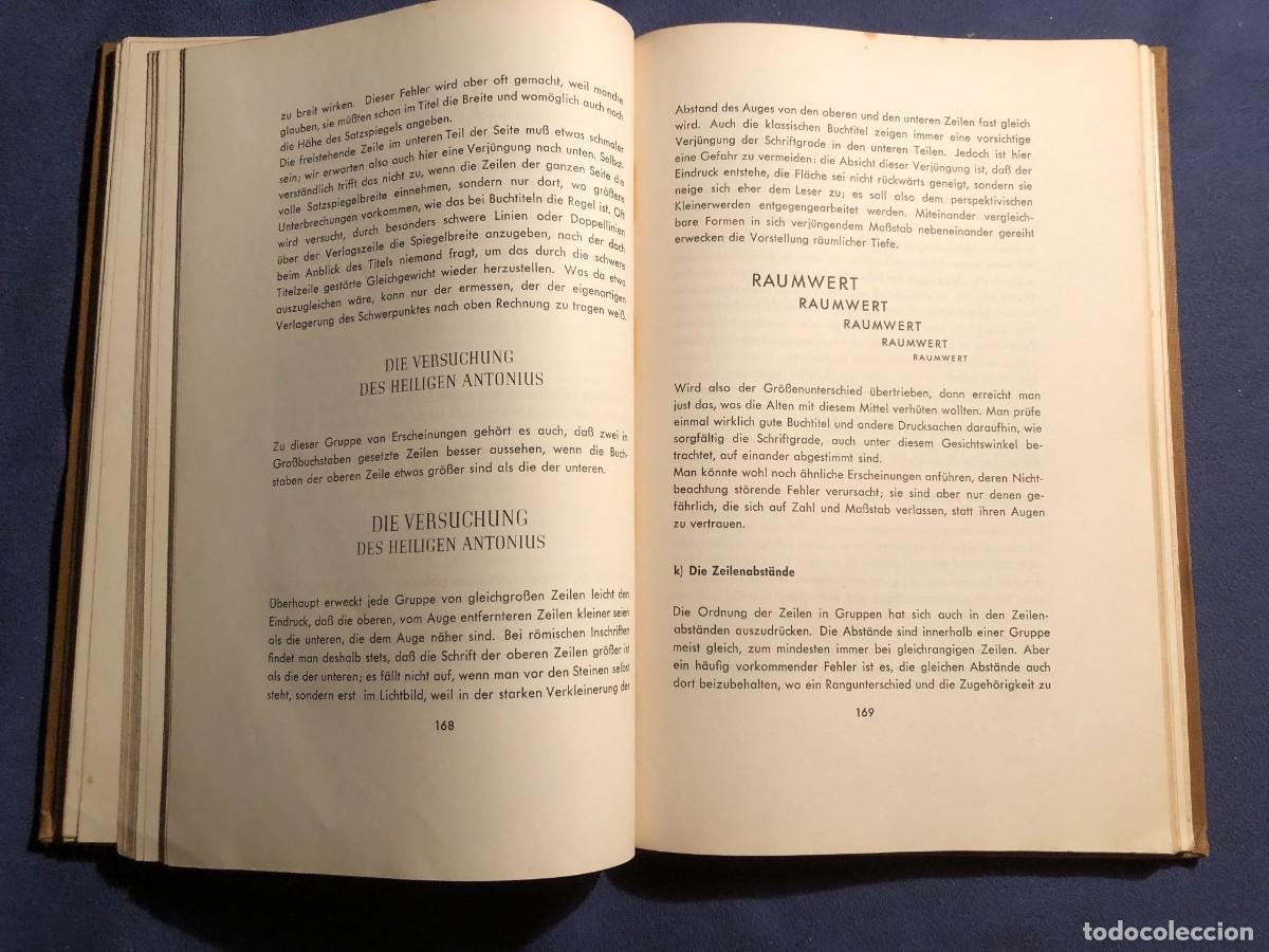Libros de segunda mano: PAUL RENNER: - DIE KUNST DER TYPOGRAPHIE - (1939) - Foto 4