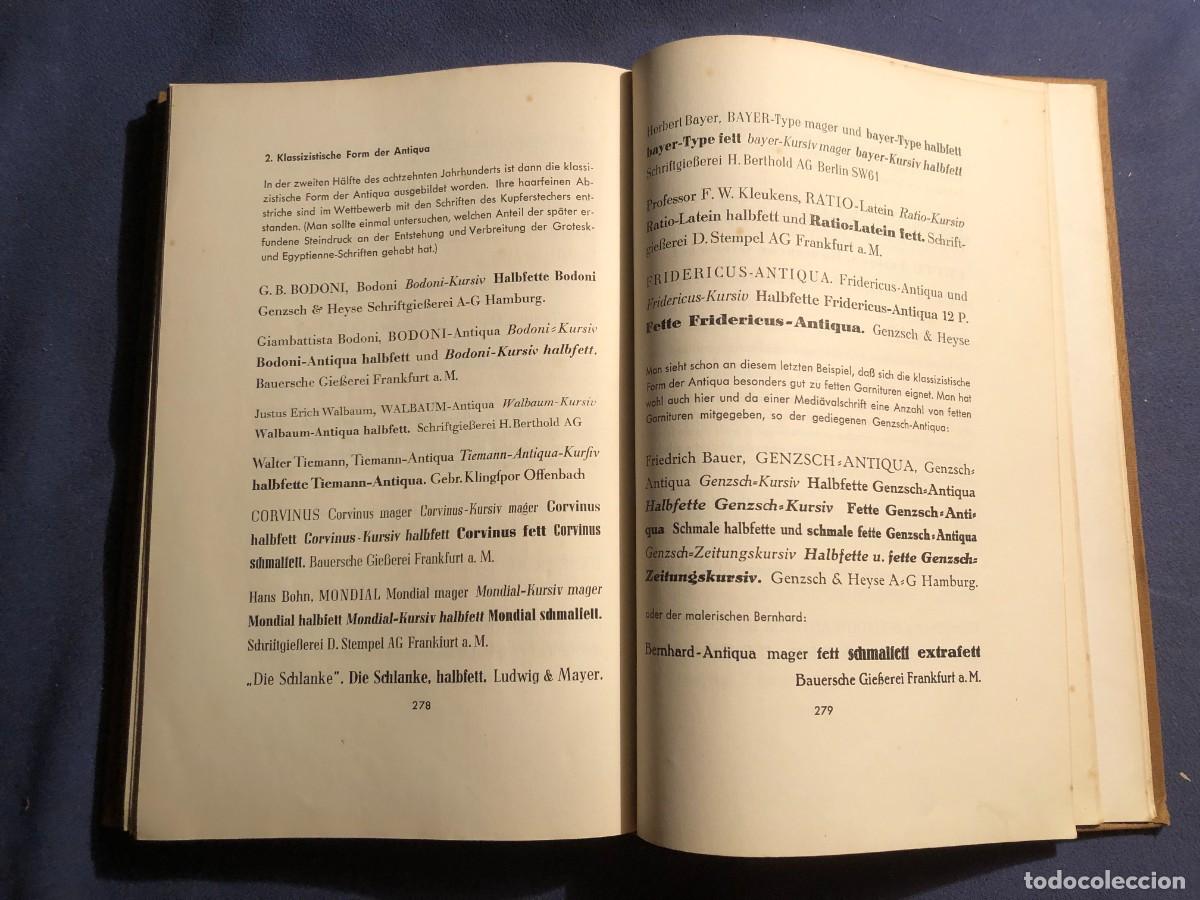 Libros de segunda mano: PAUL RENNER: - DIE KUNST DER TYPOGRAPHIE - (1939) - Foto 5