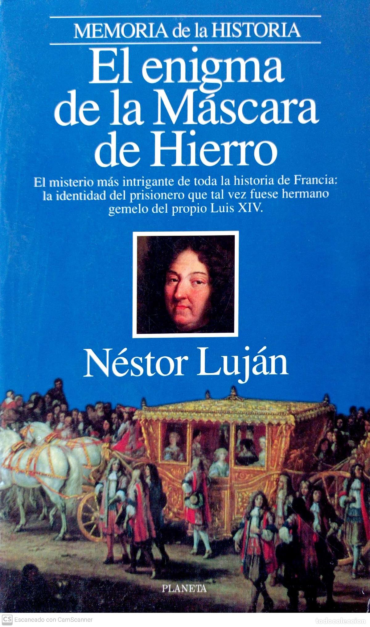 Libros de segunda mano: El enigma de la M&aacute;scara de Hierro - N&eacute;stor Luj&aacute;n - Foto 1