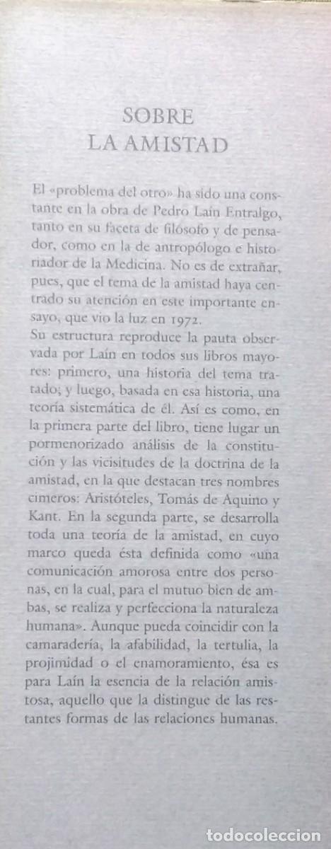 Libros de segunda mano: PEDRO LA&Iacute;N ENTRALGO - LOTE DE TRES LIBROS. - Foto 3