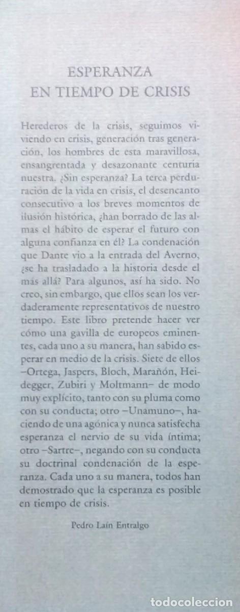 Libros de segunda mano: PEDRO LA&Iacute;N ENTRALGO - LOTE DE TRES LIBROS. - Foto 4