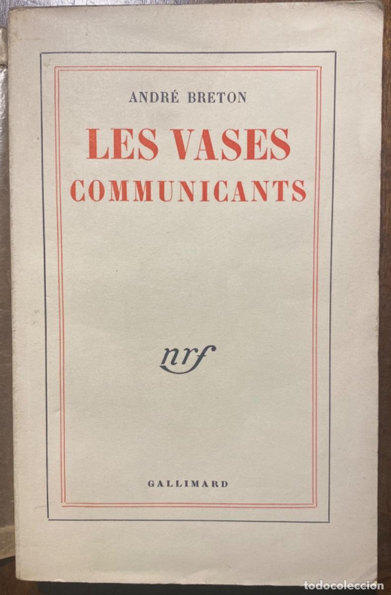 Libros de segunda mano: Andr&eacute; Breton. Les Vases Communicants - Foto 1