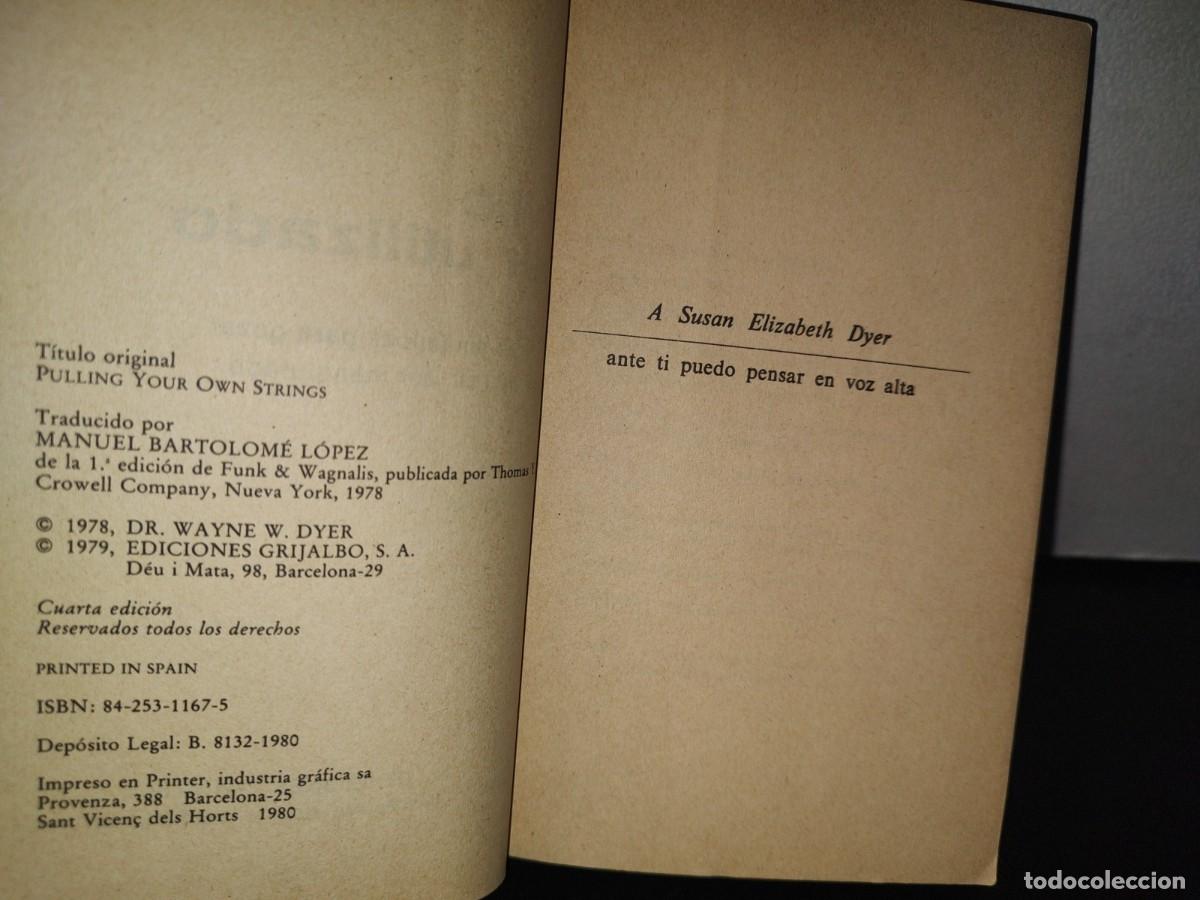 Libros de segunda mano: 80- EVITE SER UTILIZADO - DR. WAYNE W. DYER - Foto 5