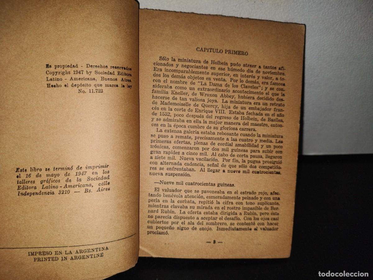 Libros de segunda mano: 80- LA DAMA DE LOS CLAVELES - A. J. CRONIN - EDICIONES SELECTAS SELA - 1947 - Foto 5