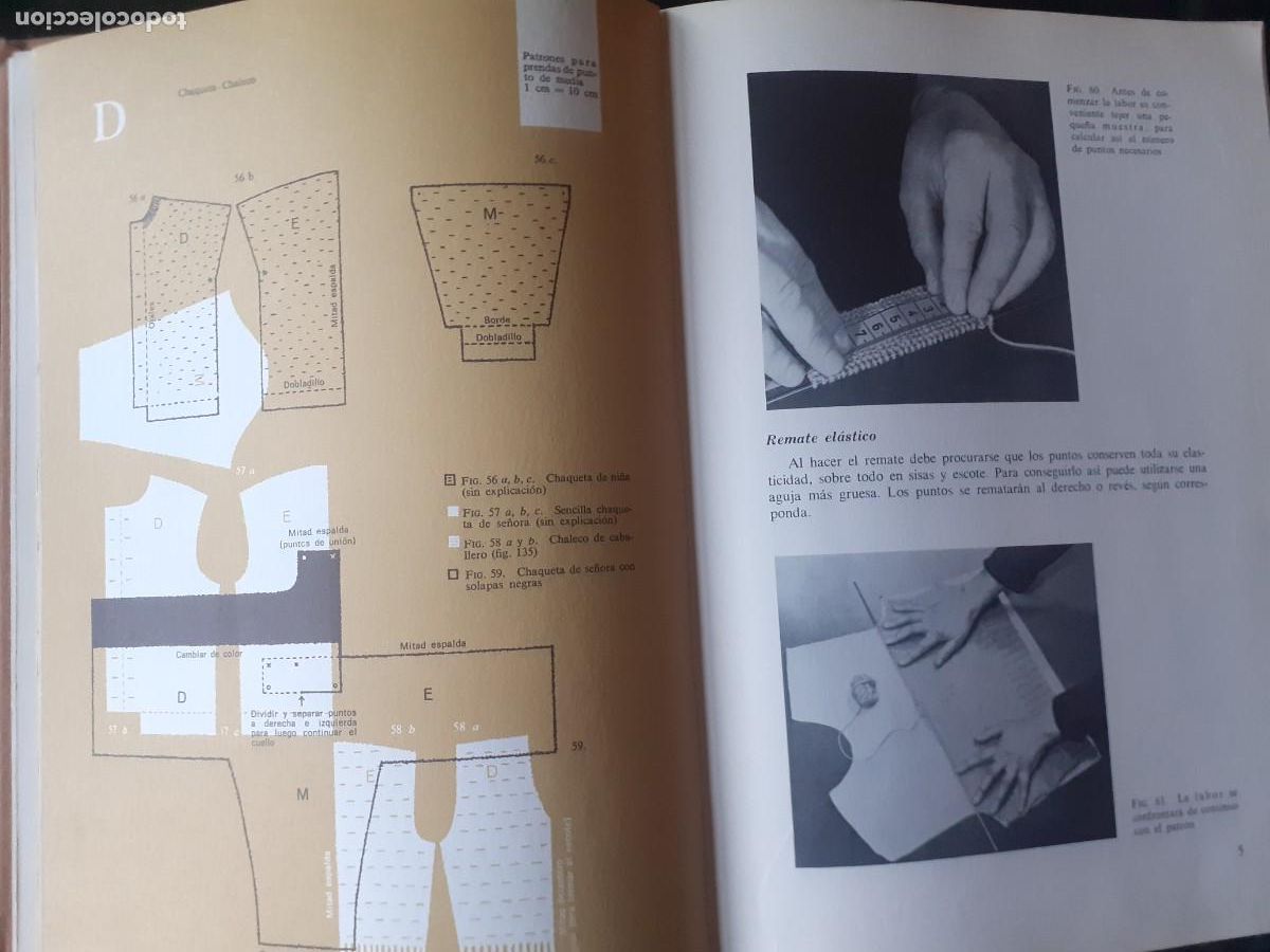 Libros de segunda mano: Libro moda encuadernaci&oacute;n costura - Foto 6