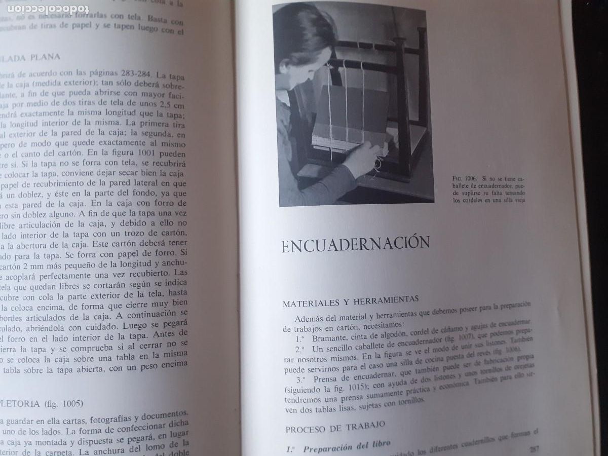 Libros de segunda mano: Libro moda encuadernaci&oacute;n costura - Foto 7