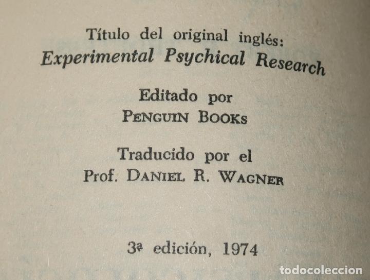 Libros de segunda mano: Parapsicolog&iacute;a - Robert H. Thouless - Ediciones Horme (1974) - Foto 3