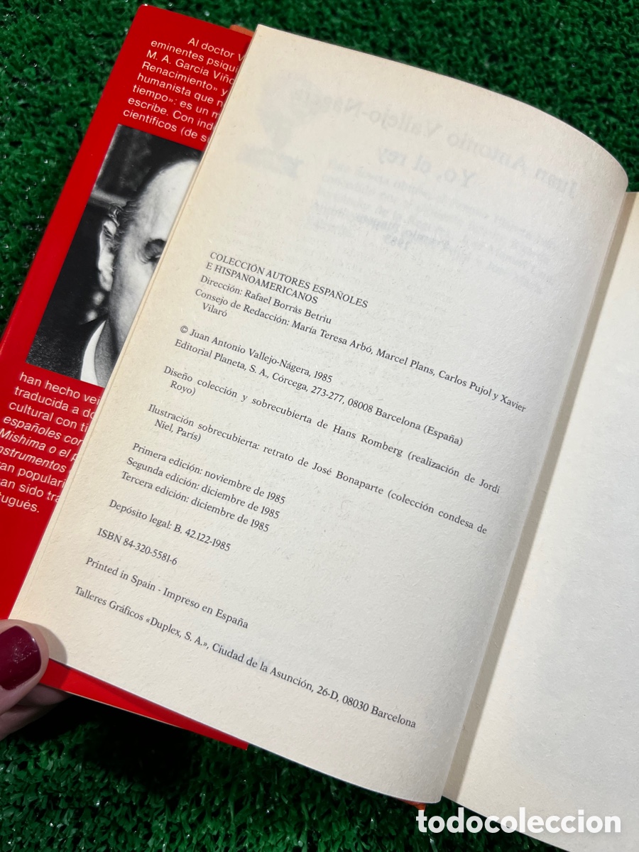 Libros de segunda mano: Yo, el rey - Juan Antonio Vallejo-N&aacute;jera - Foto 7