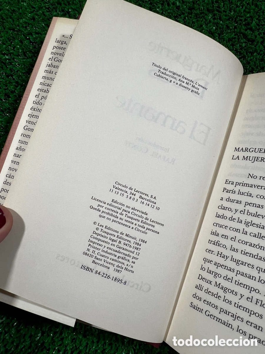 Libros de segunda mano: Marguerite Duras El amante - Foto 6