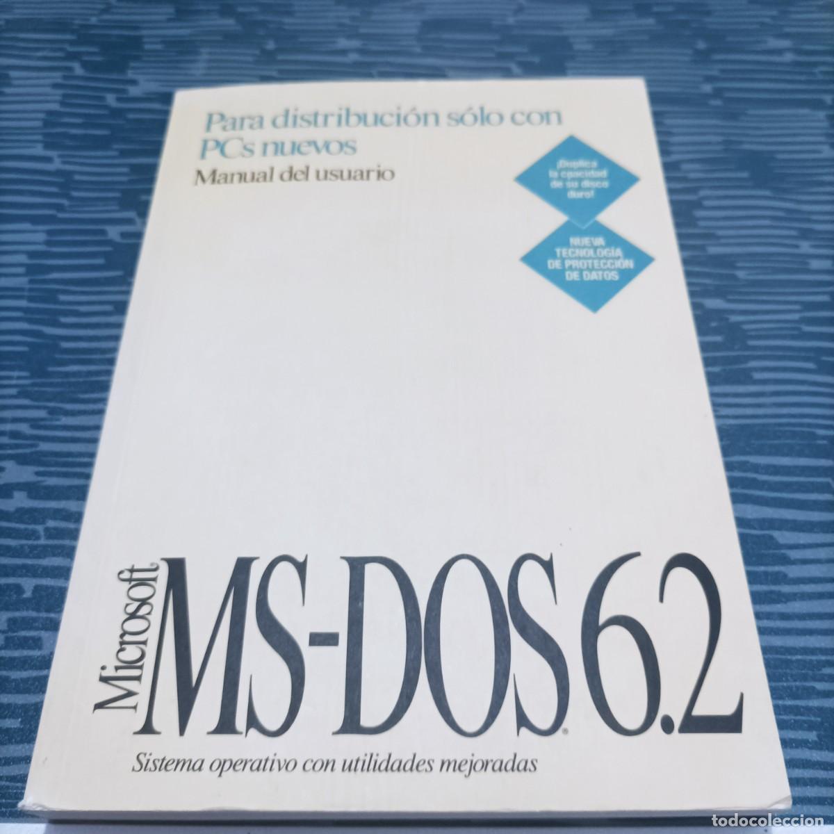 Libros de segunda mano: MANUAL DEL USUARIO MICROSOFT MS DOS 6.2. - Foto 1