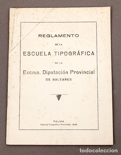 Libros de segunda mano: ESCUELA TIPOGR&Aacute;FICA - 1946 - PALMA - Foto 1