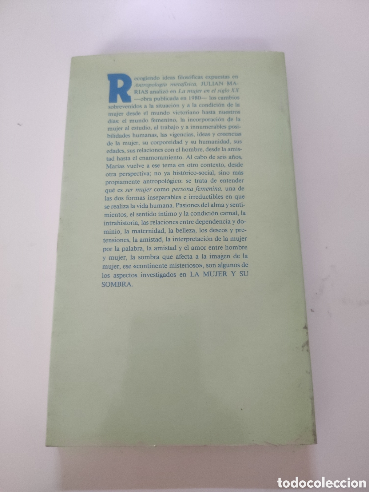 Libros de segunda mano: LA MUJER Y SU SOMBRA . Julian Marias - Foto 2