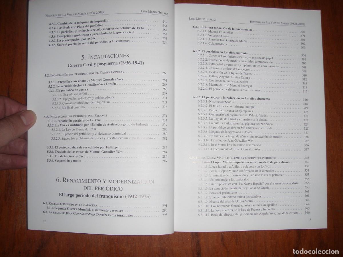 Libros de segunda mano: HISTORIA DE LA VOZ DE AVILES UNICO!!! DESCATALOGADO - Foto 7