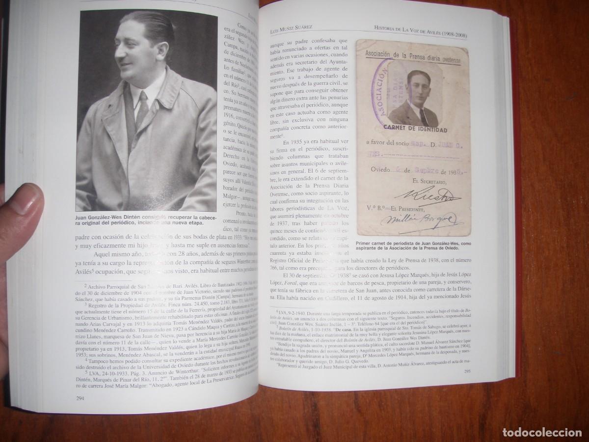 Libros de segunda mano: HISTORIA DE LA VOZ DE AVILES UNICO!!! DESCATALOGADO - Foto 10
