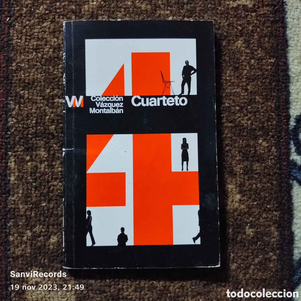 Libros de segunda mano: CUARTETO (COLECCI&Oacute;N V&Aacute;ZQUEZ MONTALB&Aacute;N) - Foto 1