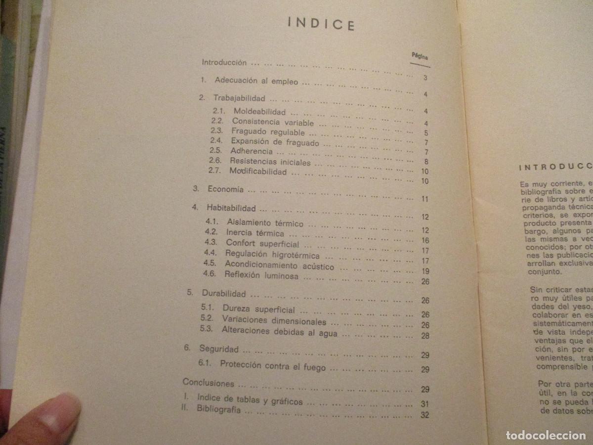 Libros de segunda mano: Documentaci&oacute;n t&eacute;cnica de las propiedades del yeso en la construcci&oacute;n W23870 - Foto 2