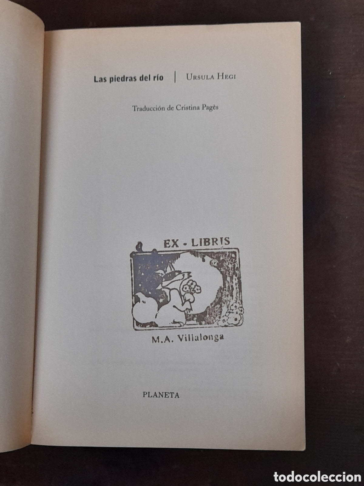 Libros de segunda mano: Las Piedras De R&iacute;o, &Uacute;rsula Hegi. Planeta 1999 - Foto 2