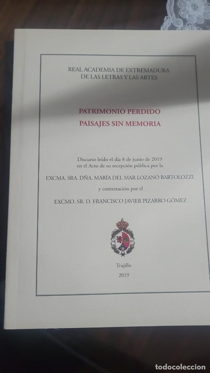 Gebrauchte B&uuml;cher: Patrimonio perdido paisajes sin memoria - Mar&iacute;a del Mar Lozano Bartolozzi