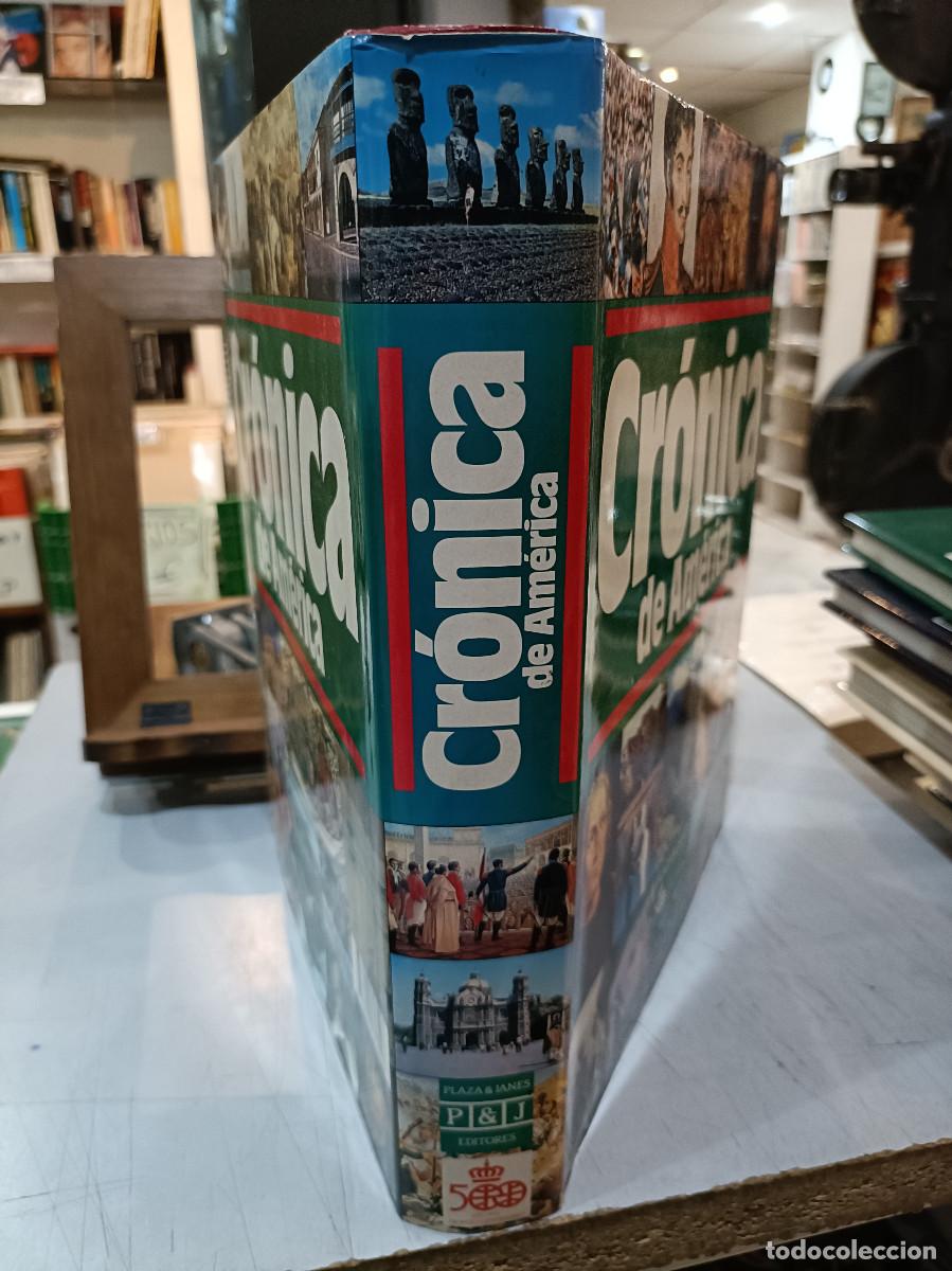 Libros de segunda mano: Cr&oacute;nica de Am&eacute;rica - Quinto Centenario - Edita P&J 1990 - Foto 2