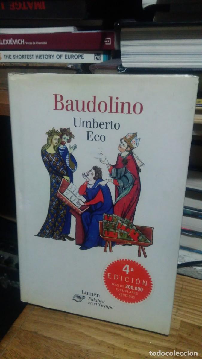 Libros de segunda mano: BAUDOLINO, UMBERTO ECO, ED. LUMEN - Foto 1