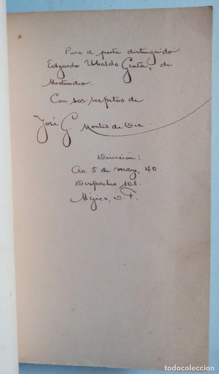 Libros de segunda mano: Montes de Oca, Jos&eacute; G. - Estampas de Durango - Primera Edici&oacute;n - (1938) - SIGNED - Foto 2