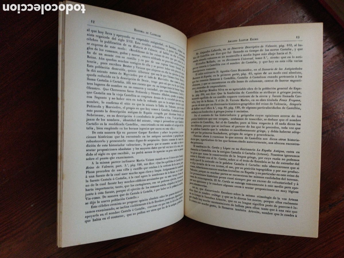 Libros de segunda mano: Historia de Castell&oacute;n / Llistar Escrig, Arcadio - Foto 3