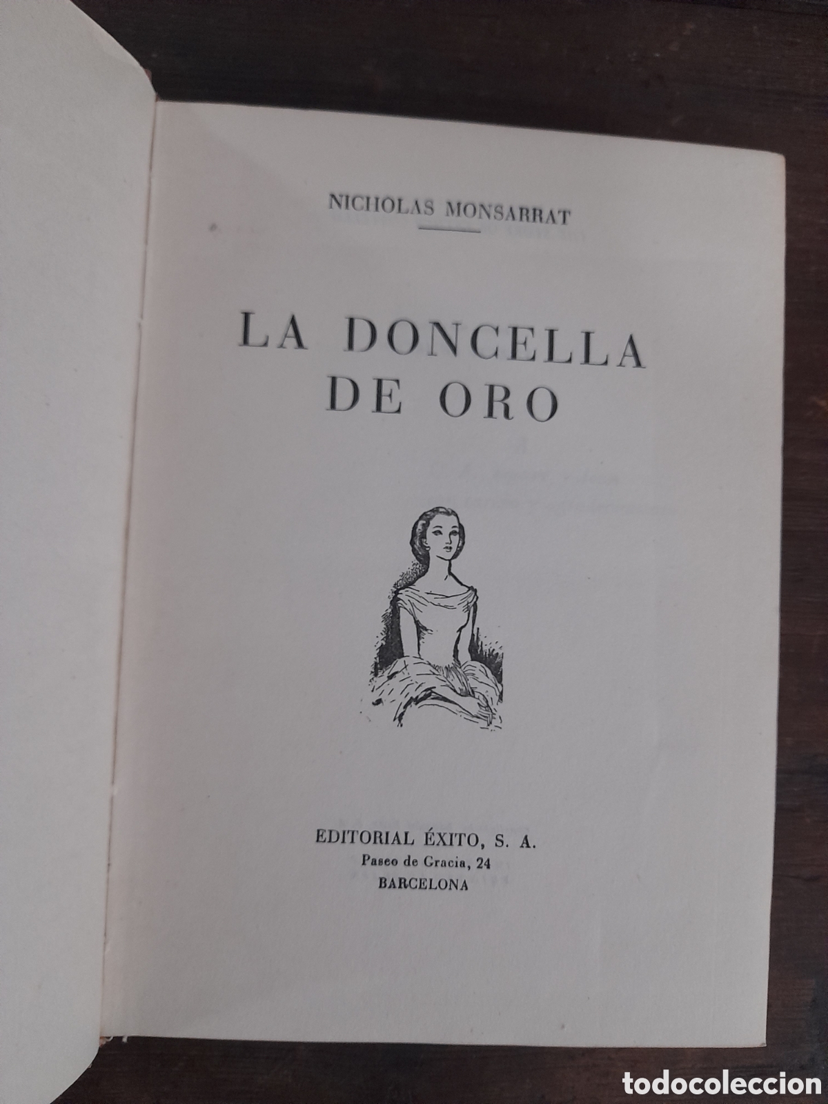 Libros de segunda mano: La Doncella De Oro, Nicholas Monsarrat - EXITO 1955 - Foto 3