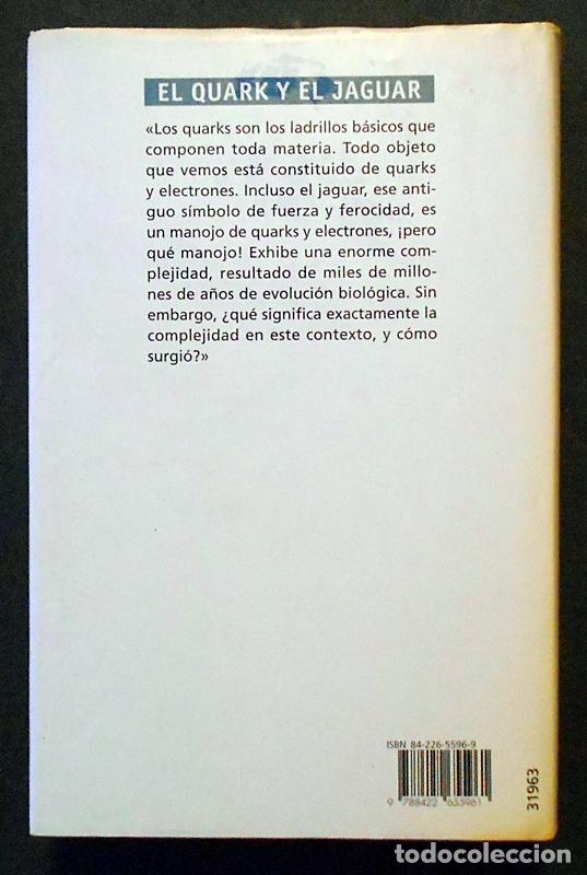 Libros de segunda mano: El quark y el jaguar - Murray Gell-Mann - C&iacute;rculo de Lectores (1995) - Foto 2
