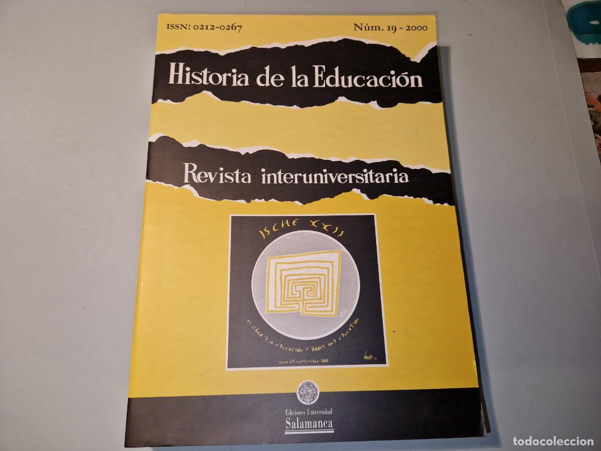 Second hand books: Historia de la educacion revista interuniversitaria Universidad Pontificia salamanca