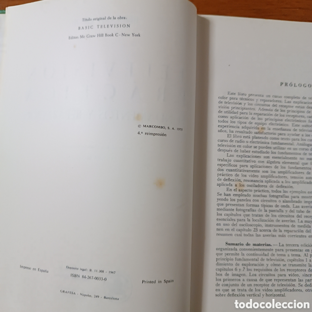 Libros de segunda mano: TV pr&aacute;ctica. Fundamentos y reparaciones. Bernard Grob. Marcombo - Foto 5