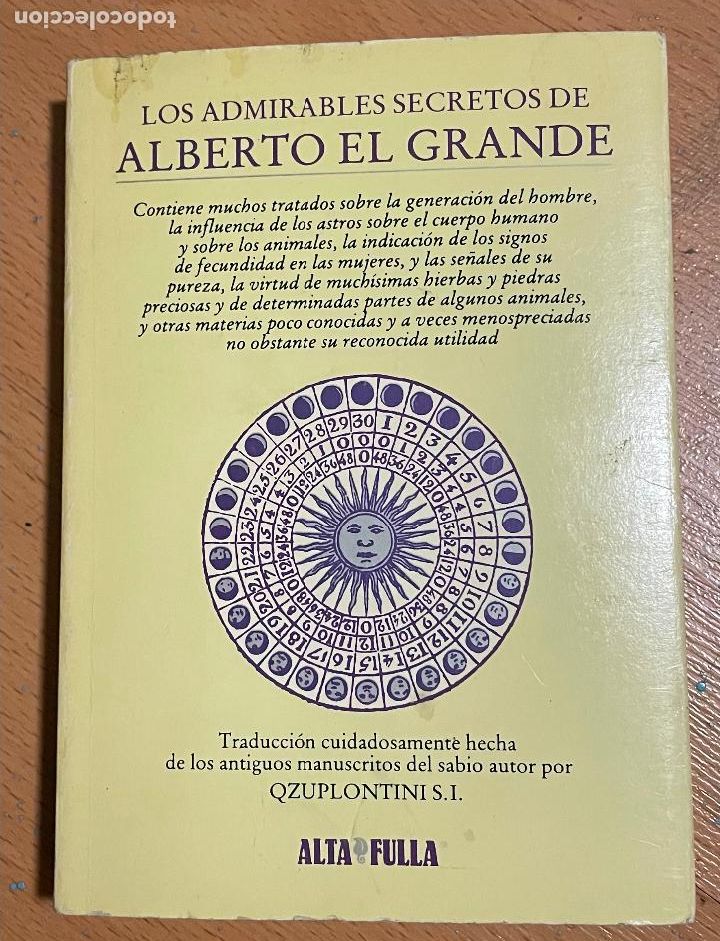 Libros de segunda mano: LOS ADMIRABLES SECRETOS DE ALBERTO EL GRANDE, Facsimil - Foto 1