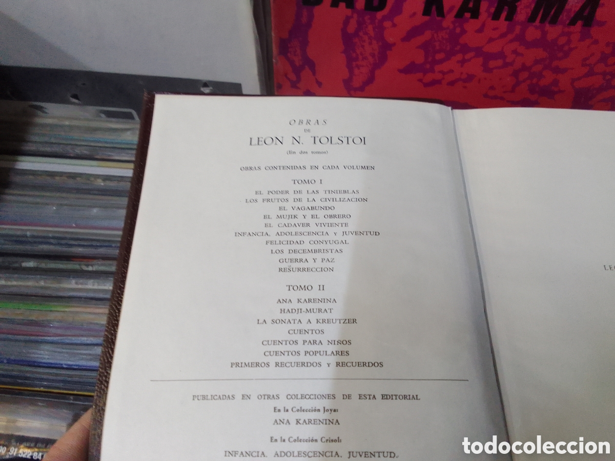 Libros de segunda mano: Obras, Le&oacute;n tolstoi, Aguilar, 1966-69 - Foto 3