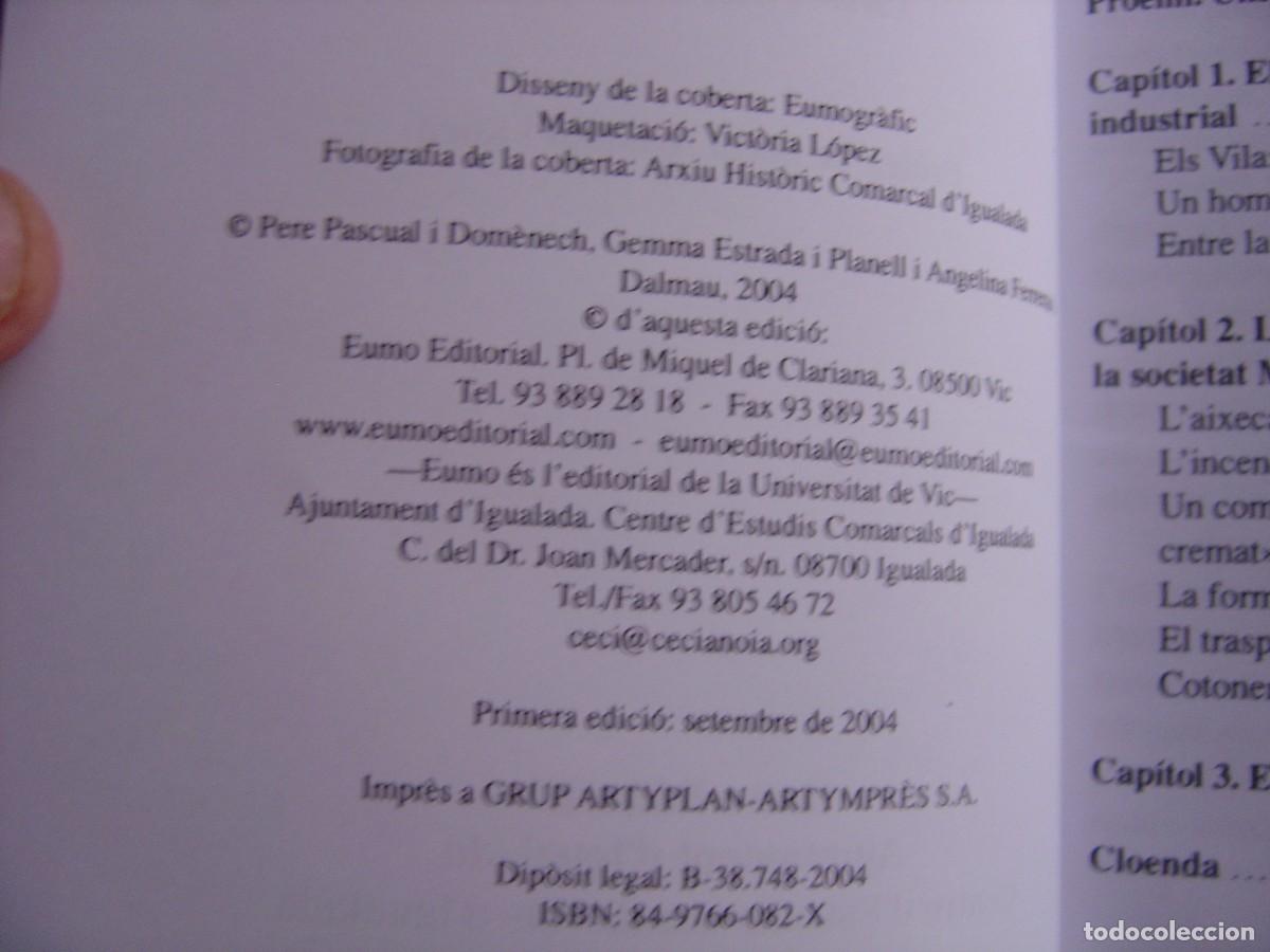 Libros de segunda mano: MACI&Agrave; VILA I EL -VAPOR CREMAT- EUMO EDITORIAL 1&ordf; EDICI&Oacute; 2004 - Foto 3