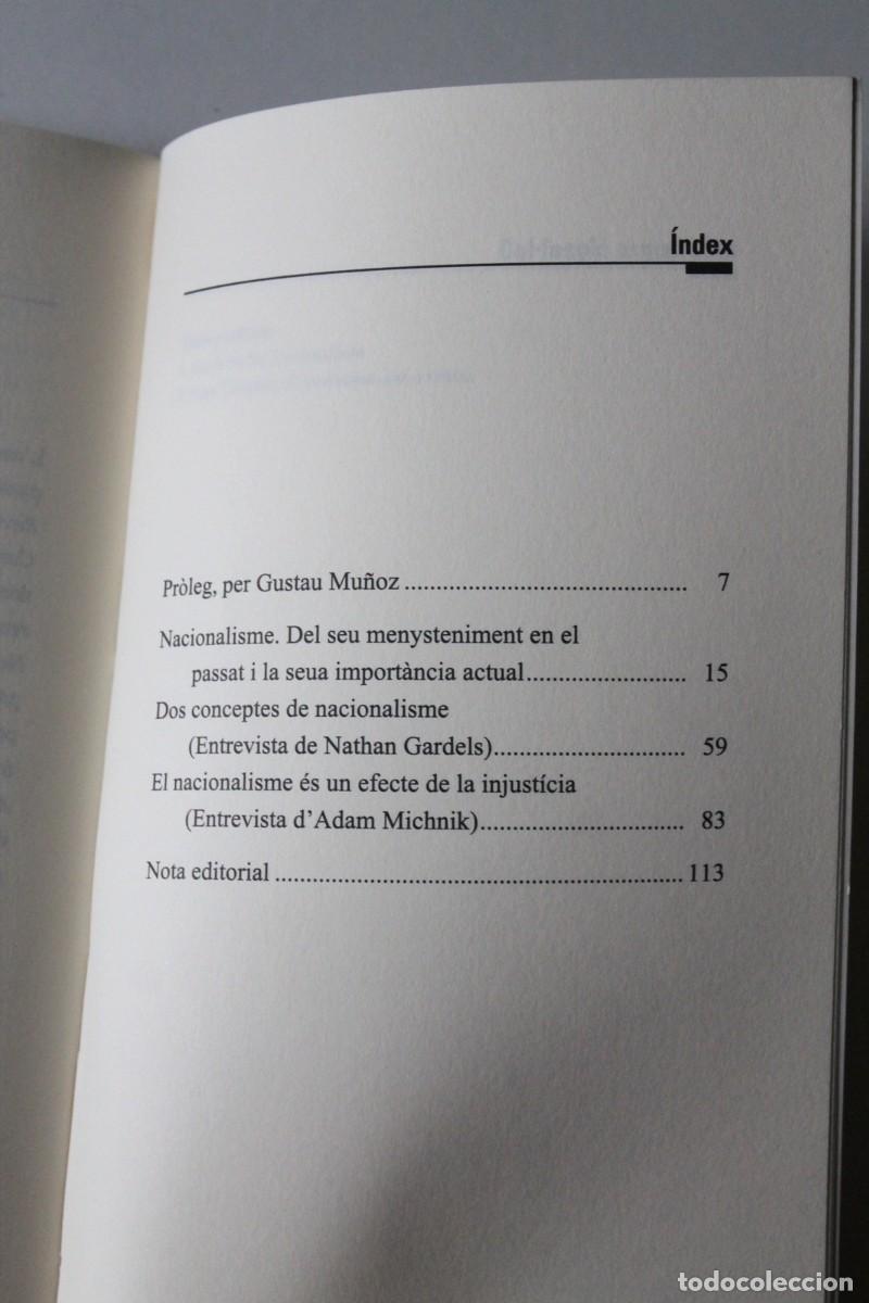 Libros de segunda mano: Isaiah Berlin - Nacionalisme - T&agrave;ndem Edicions - Foto 3