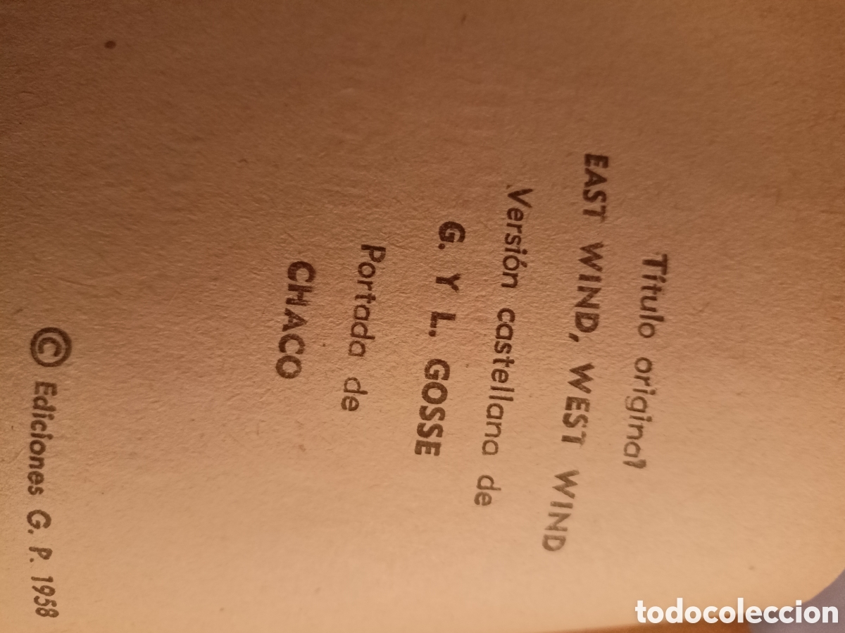 Libros de segunda mano: Viento del este, viento del oeste. 1958 - Foto 8