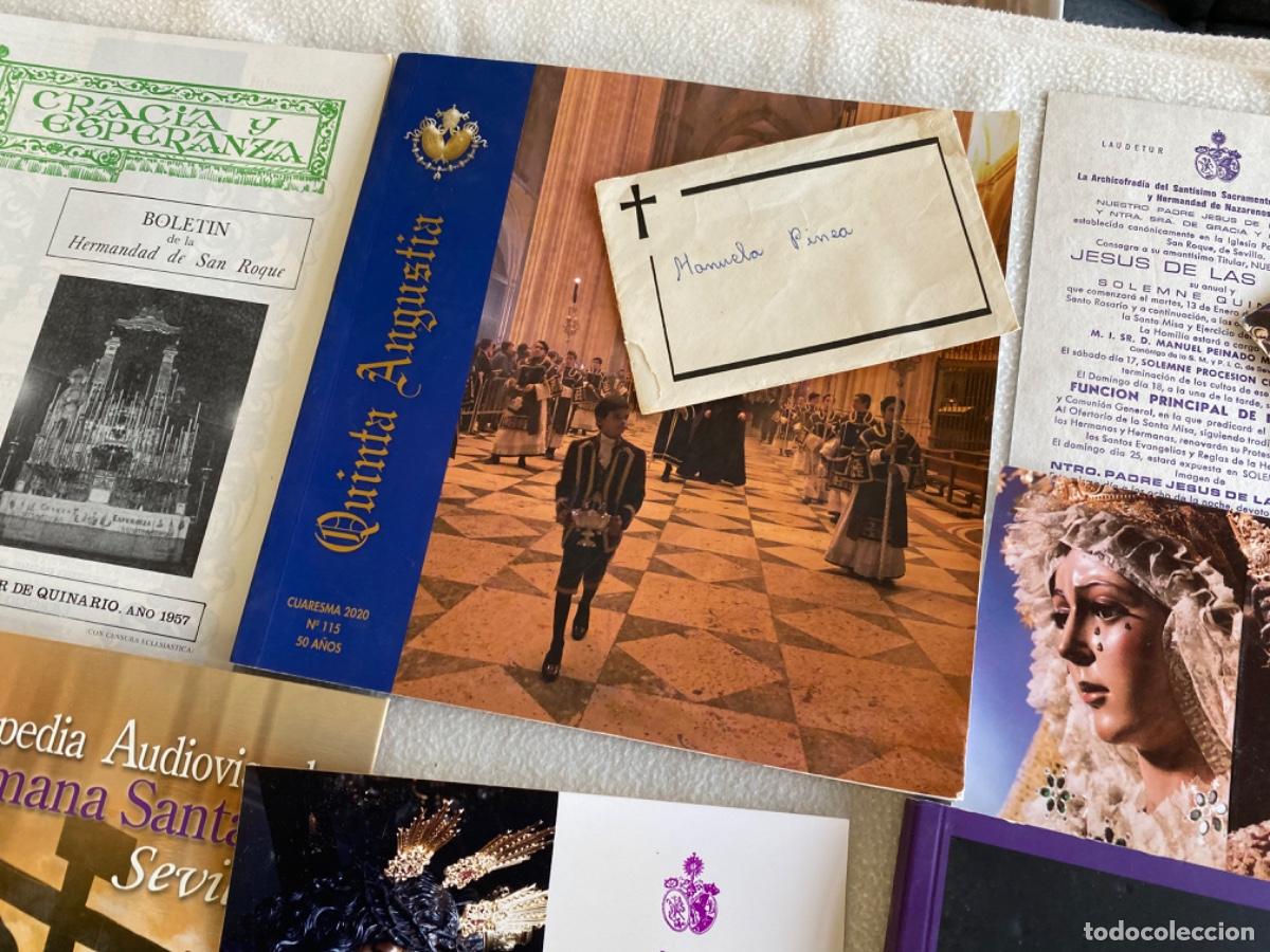 Libros de segunda mano: SEMANA SANTA DE SEVILLA PROGRAMAS ESTAMPAS PREGONES DE TODO - Foto 4