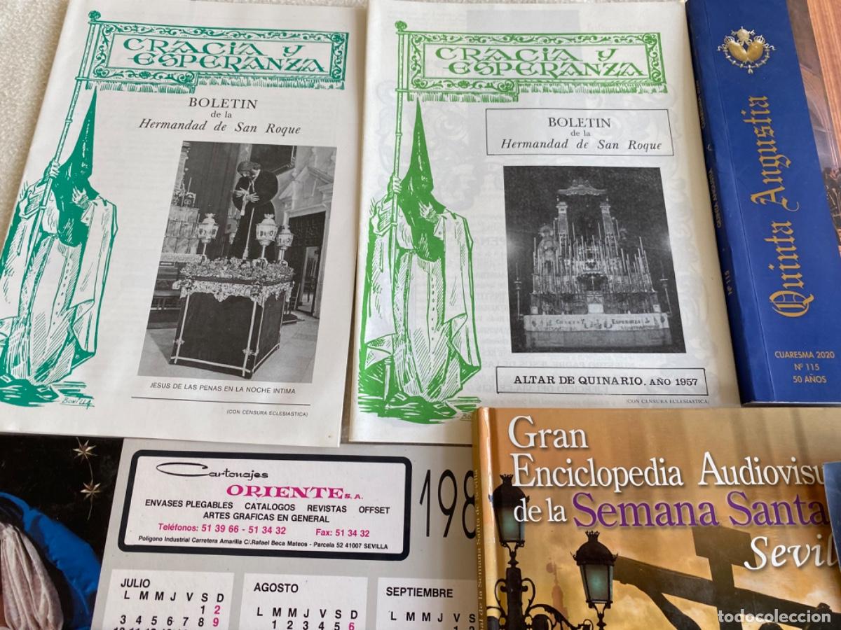 Libros de segunda mano: SEMANA SANTA DE SEVILLA PROGRAMAS ESTAMPAS PREGONES DE TODO - Foto 12