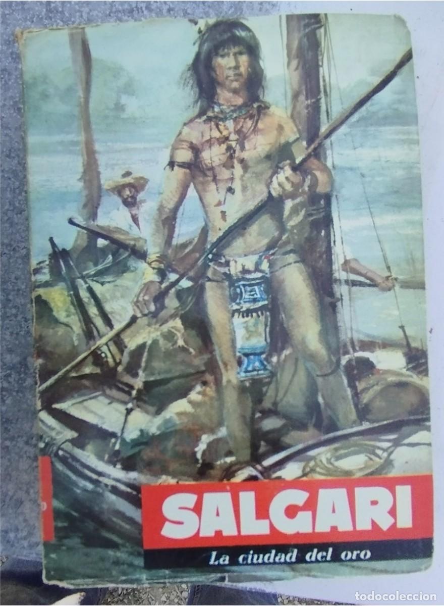 Libros de segunda mano: LA CIUDAD DEL ORO COL. SALGARI Ed. MOLINO N.&ordm; 65 - Foto 1