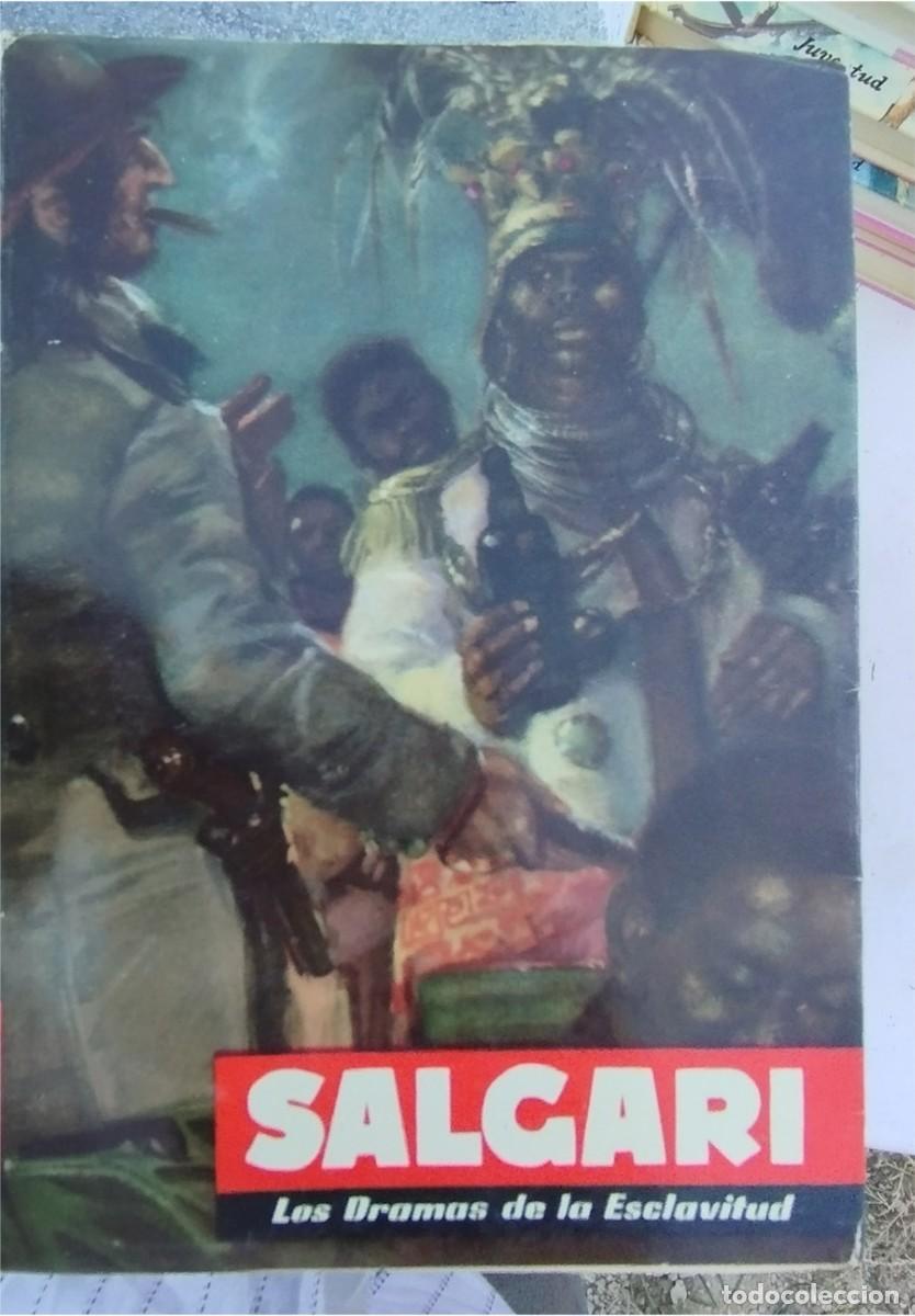Libros de segunda mano: LOS DRAMAS DE LA ESCLAVITUD COL. SALGARI Ed. MOLINO N.&ordm; 34 - Foto 1