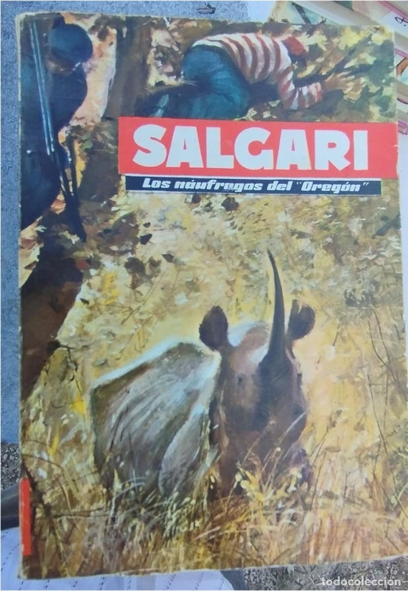 Libros de segunda mano: LOS NAUFRAGOS DEL OREGON COL. SALGARI Ed. MOLINO N.&ordm; 6 - Foto 1