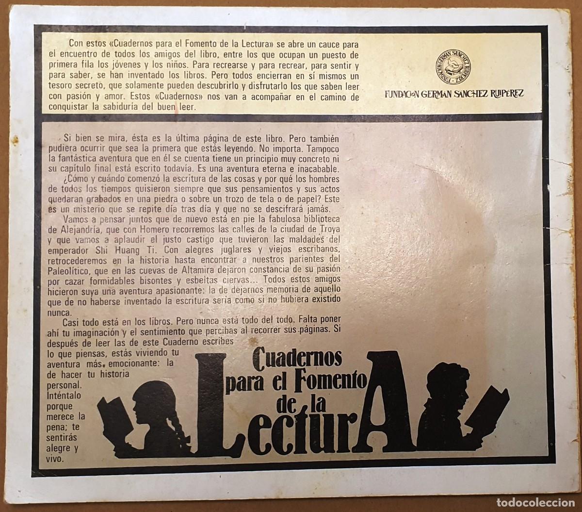 Libros de segunda mano: EL LIBRO: SU AVENTURA. JUNTA DE ANDALUCIA 1985. - Foto 2