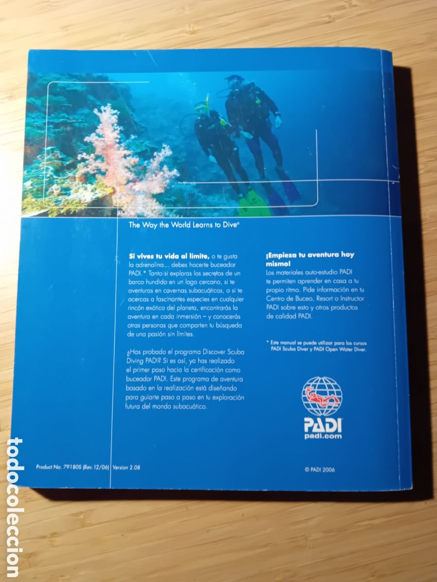 Libros de segunda mano: Open water diver manual, version espa&ntilde;ola. PADI 2007 - Foto 2