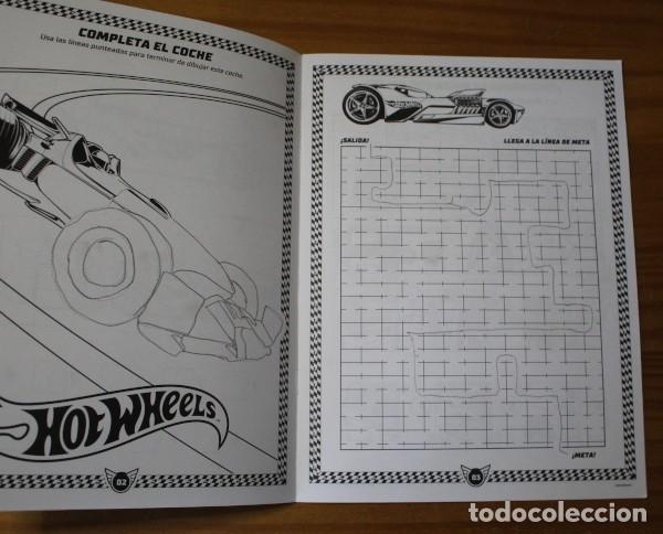 Libros de segunda mano: HOT WHEELS DELUXE LIBRO PARA COLOREAR + PEGATINAS MATTEL - Foto 2
