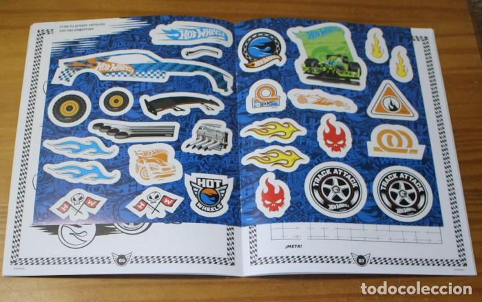 Libros de segunda mano: HOT WHEELS DELUXE LIBRO PARA COLOREAR + PEGATINAS MATTEL - Foto 3