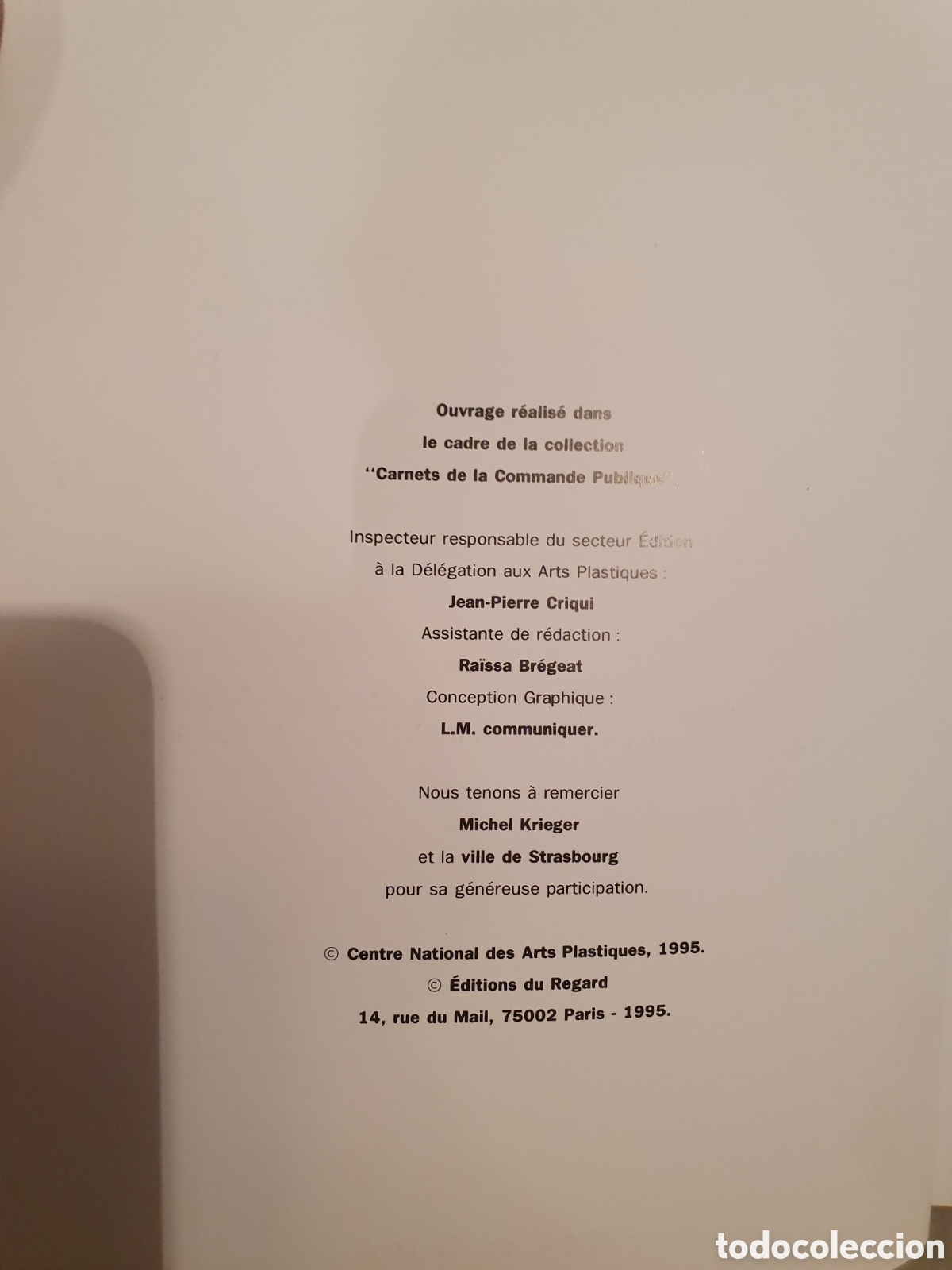 Libros de segunda mano: LE TRAMWAY DE STRASBOURG. CATHERINE GROUT. CARNETS DE LA COMMANDE PUBLIQUE. EDITIONS DU REGARD. - Foto 6