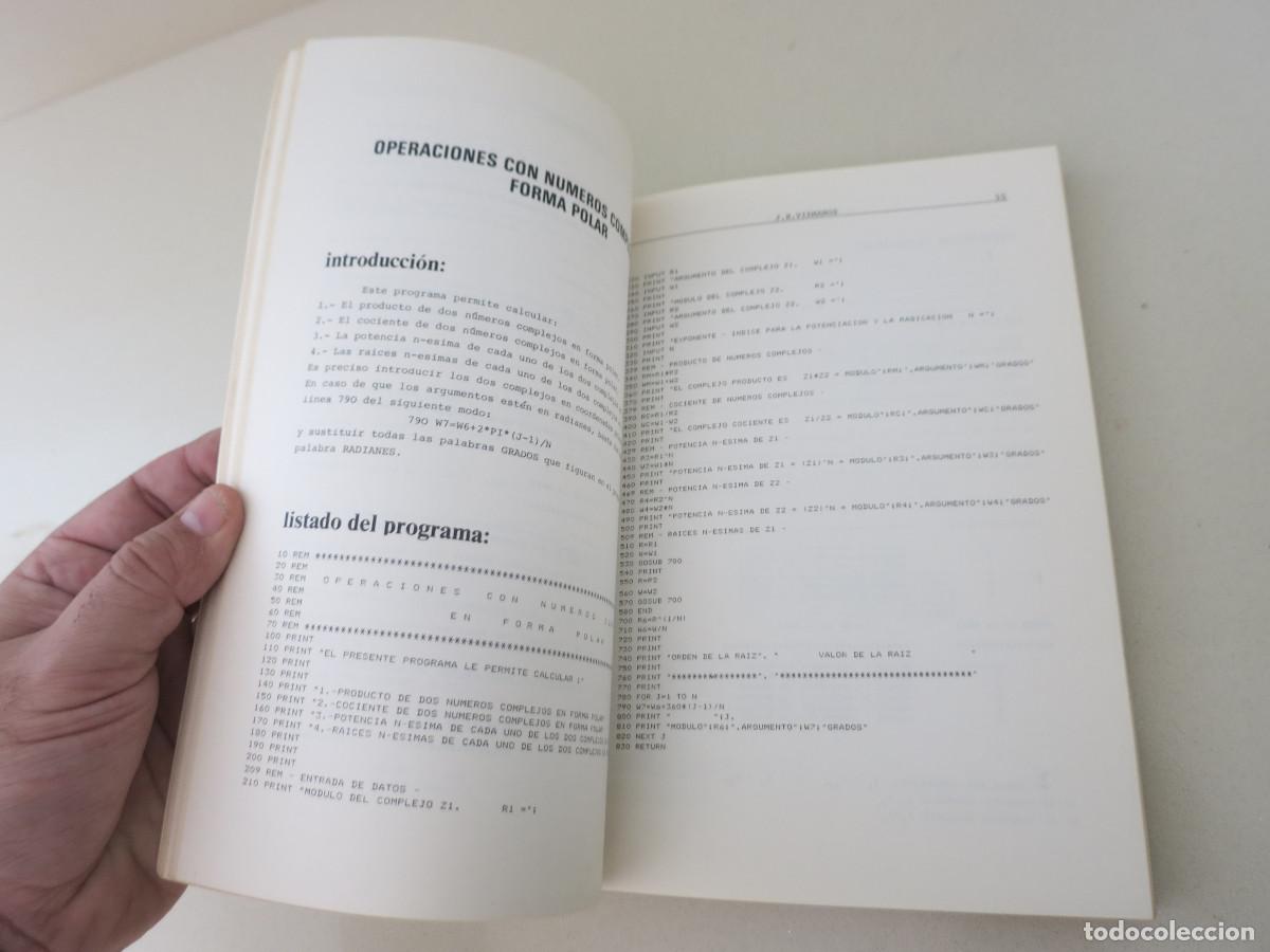Libros de segunda mano: NOVENTA Y TRES PROGRAMAS EN BASIC PARA LA RESOLUCI&Oacute;N DE PROBLEMAS TOMO 1 J.R. VIZMANOS - Foto 4